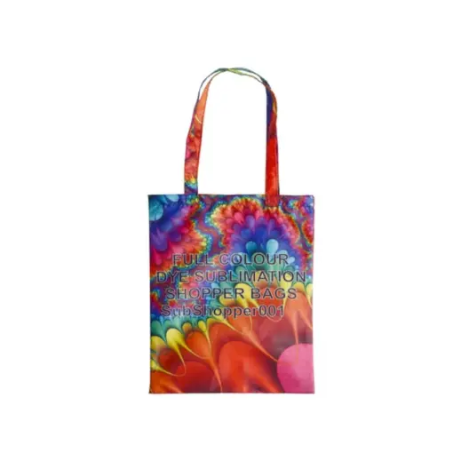 Poly Oxford Sublimation Shopper - Large Branded